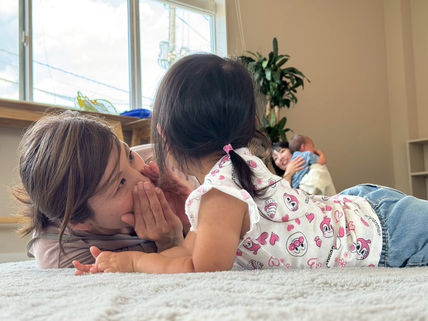 親子の触れ合い